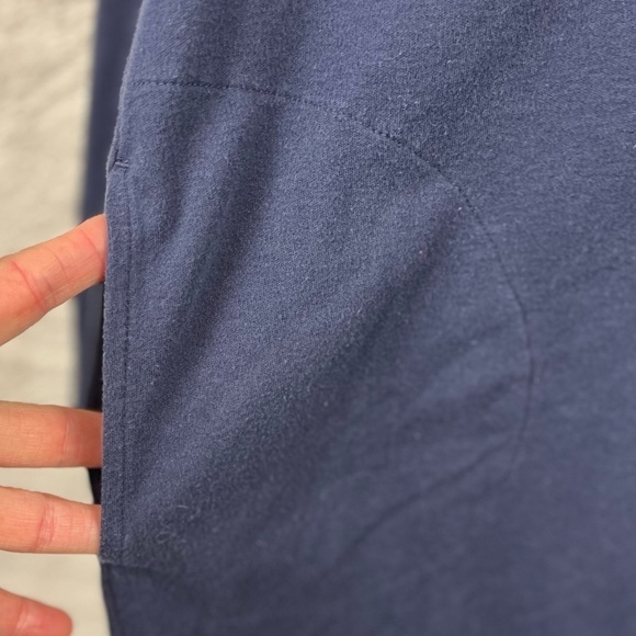 Vintage Lauren Ralph Lauren Blue Nightie Sz Medium with Pockets Monogrammed - Picture 8 of 14